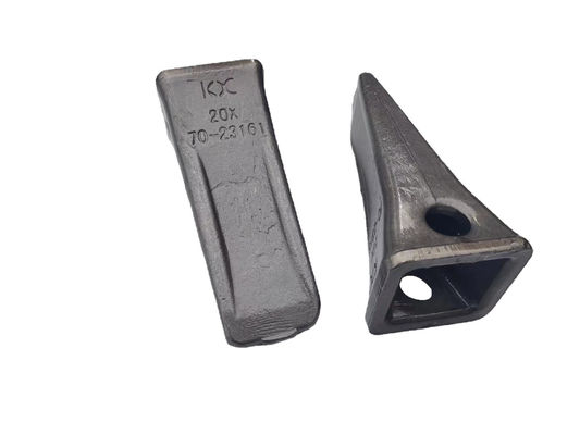 La serie di Kobelco ha forgiato i pezzi di ricambio movimento terra del macchinario dei denti 20X-70-23161 del secchio